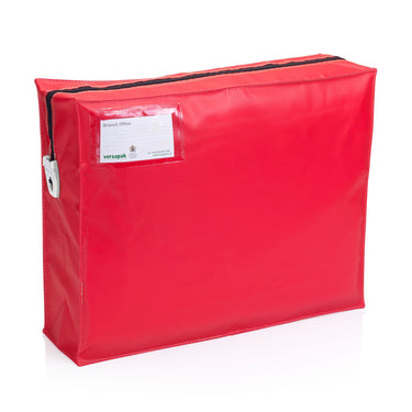 Mail Bag with Gusset ZG3 Red T2 Front